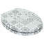 Soft-Close Toilet Seat 44 X 38 Cm MDF Board-15669954