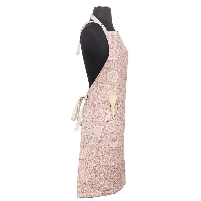 Rose Jacquard Pattern Apron