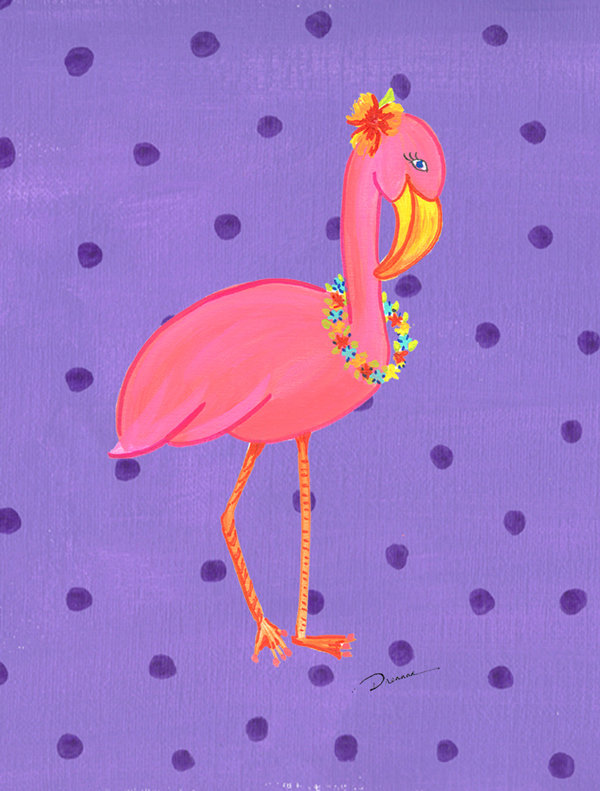 Drapeau de jardin Thorton Flamingo