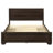 Organic Storage Panel Bed with Concealed Drawers