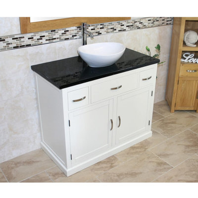 Robie 1000mm Single Bathroom Vanity with Vessel Ceramic Basin