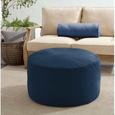 Repose-pieds d'extérieur rembourré avec coussin Sunbrella®