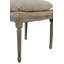 Chaise d'appoint en brun