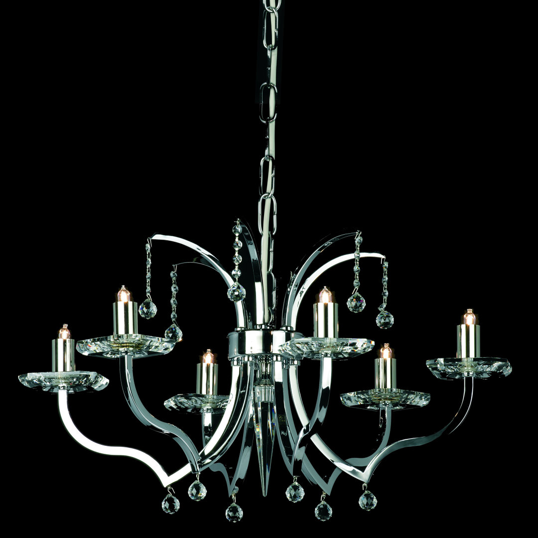 6 - Light Candle Style Chandelier