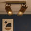 Plafonnier semi-encastré 2 lumières
