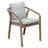 Joly 8 - Person Acacia Wood Patio Dining Set with Square Table , Cushions Included-69535559