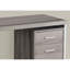 Bureau d'ordinateur, bureau personnel, ordinateur portable, installation à gauche, à droite, tiroirs de rangement, L 48 po, travail, stratifié brun, contemporain, moderne