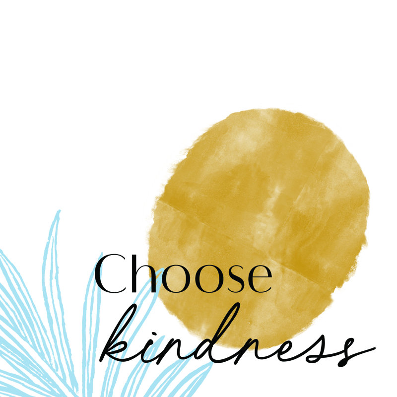 Choose Kindess Desert - Wrapped Canvas Square Art Prints, 122cm H x 122cm W