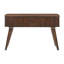 Table de rangement avec finition en noyer