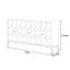 Buffet moderne 3 portes blanc