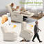 81 cm Wide Faux Leather Lift Assist Home Theatre Recliner with Massager and Heated Cushion-631515305