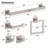 5 - Piece Bathroom Hardware Set