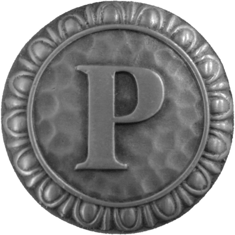 Jewel Mushroom Knob, Antique Pewter