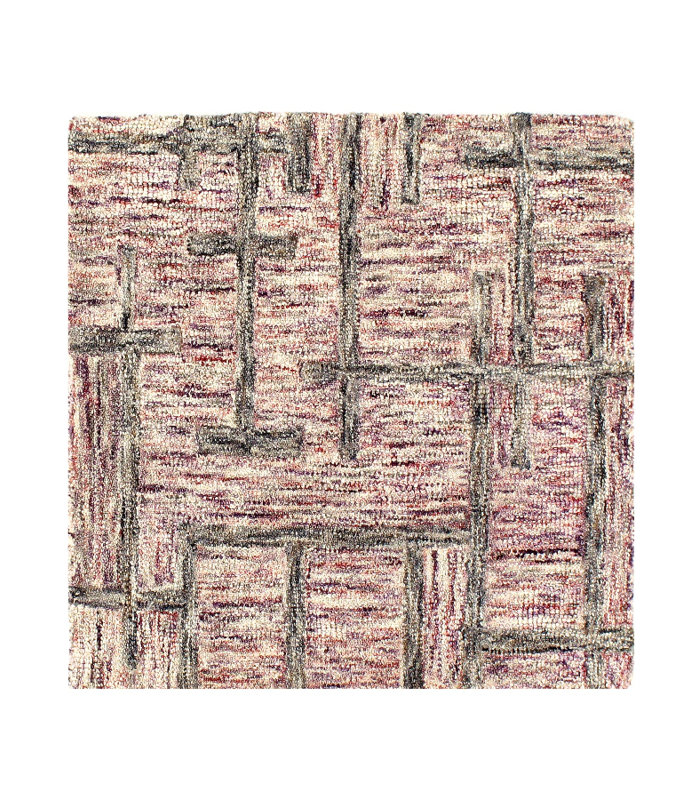 Fine Hand made sample Modern rug 2' X 2'