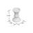 Small Cone Wood Tabletop Candlestick-1431533121