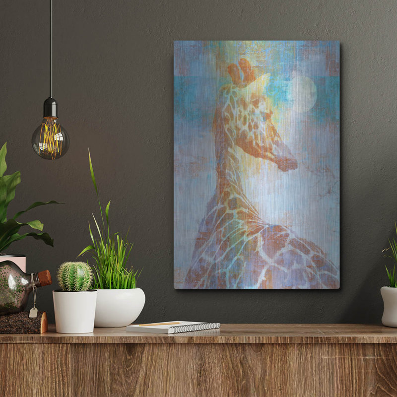 "Girafe d'Afrique" par Greg Simanson, H 16 po x l 12 po