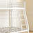 twin over full bunk bed WHITE