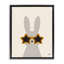 "Bunny & Star", lunettes de soleil encadrées sur toile flottante par Jessica Beck-284807739-272417509