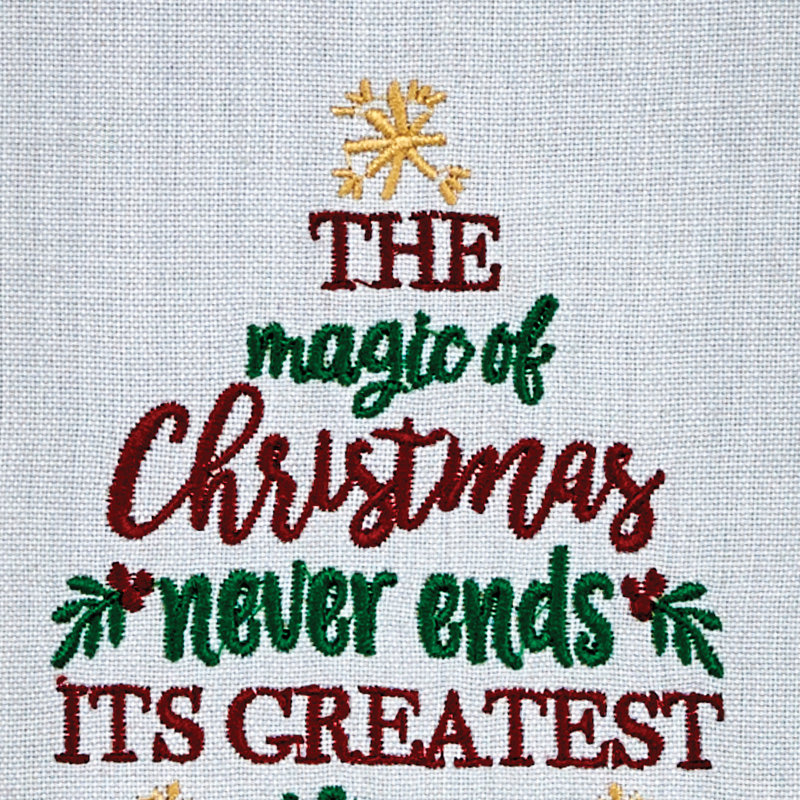  Ensemble de 2 torchons Magic of Christmas