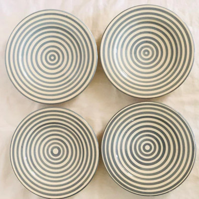 Ensemble de 4 assiettes Bullseye