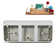 67" Streamline Soaking Freestanding Tub and Tray With Internal Drain