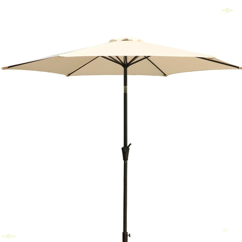 Parasol 9 'avec sac de transport, Crème