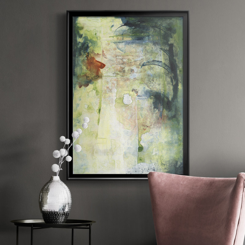 Nature's Elements II - Toile avec cadre de qualité supérieure - prête à être accrochée, Cadre noir