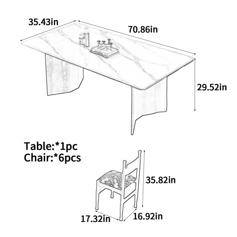 Ballantyne, 29.52"H x 70.86"L x 35.43"W