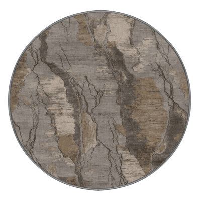 Machine Washable Nature Gray Area Rug