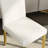 Luxury Leather Dining Room Chairs With Rolled Back Design And Polished Legs-1698652825-1698652824