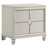 Emmagrace 2-drawer Nightstand Bedside Table Pearl White