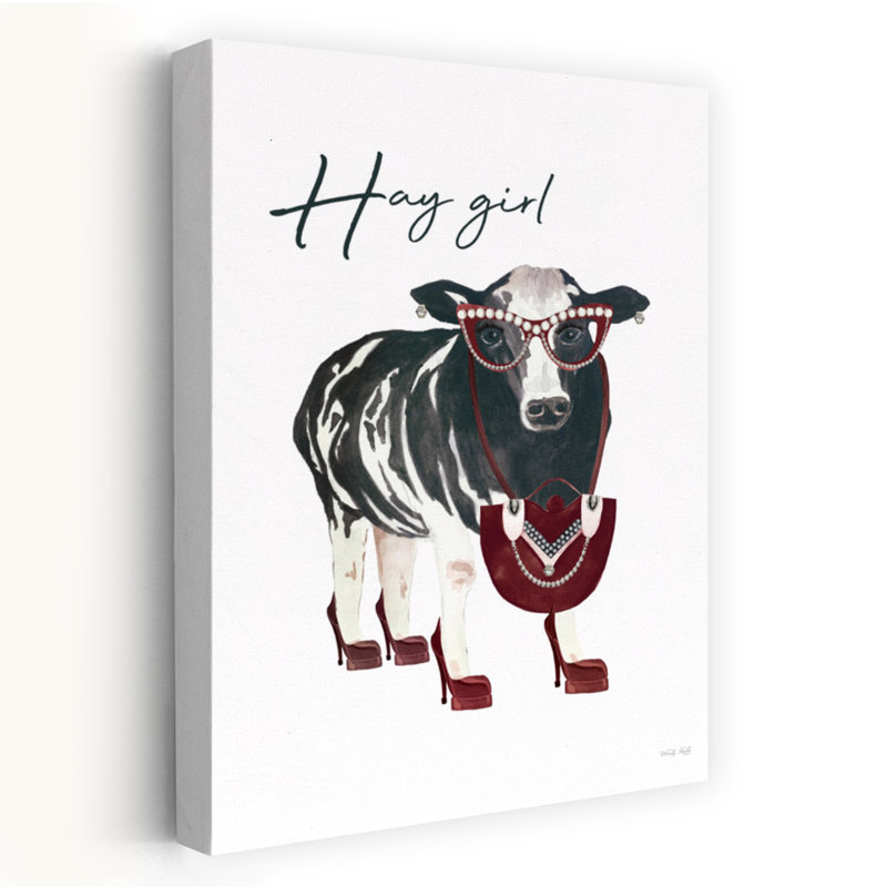 Vache Hay Hay, H 60 po x l 40 po
