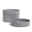 over&back Stackable Semi Hand-Finished Stoneware Dinner Bowls, Set of 4-99279683