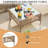 7 Piece Outdoor Wicker Patio Furniture Set, Rattan Sectional Sofa Couch, Patio Conversation Set With Cushion & Coffee Table, For Backyard Poolside Porch Garden-1222191086