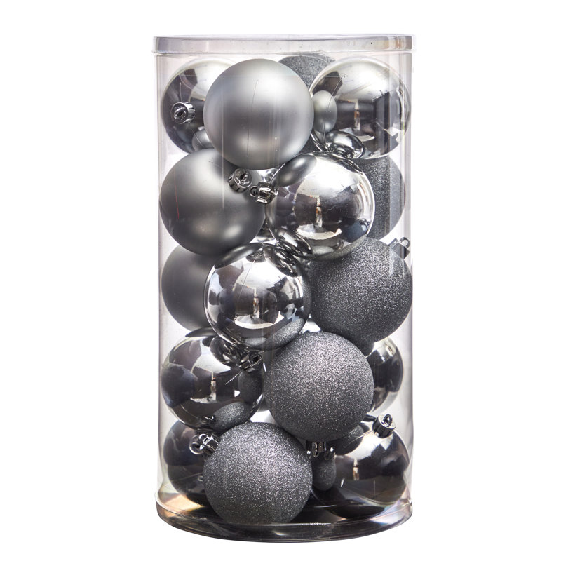 Ball Ornament, Silver