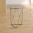 Chylie Mirrored Glass Top End Table-1363105719