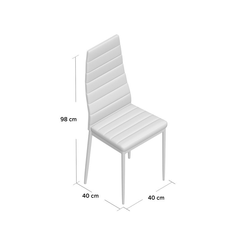 Melrose 47cm H Tufted Upholstered Metal Side Chair, Black