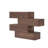 43.3" Asymmetrical Solid Wood Console Table, 31.5" Tall Open Tiered Entryway Table, Rustic Floating Sofa Table Industrial Accent Display Table for Living Room