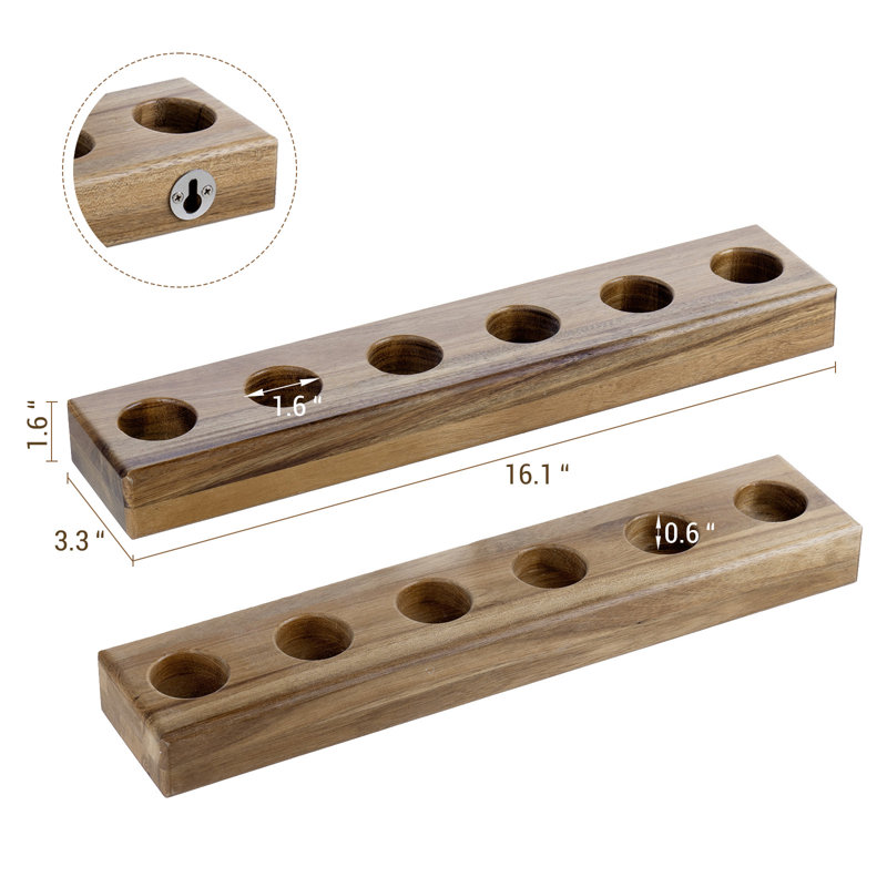 Solid Wood Sports Rack