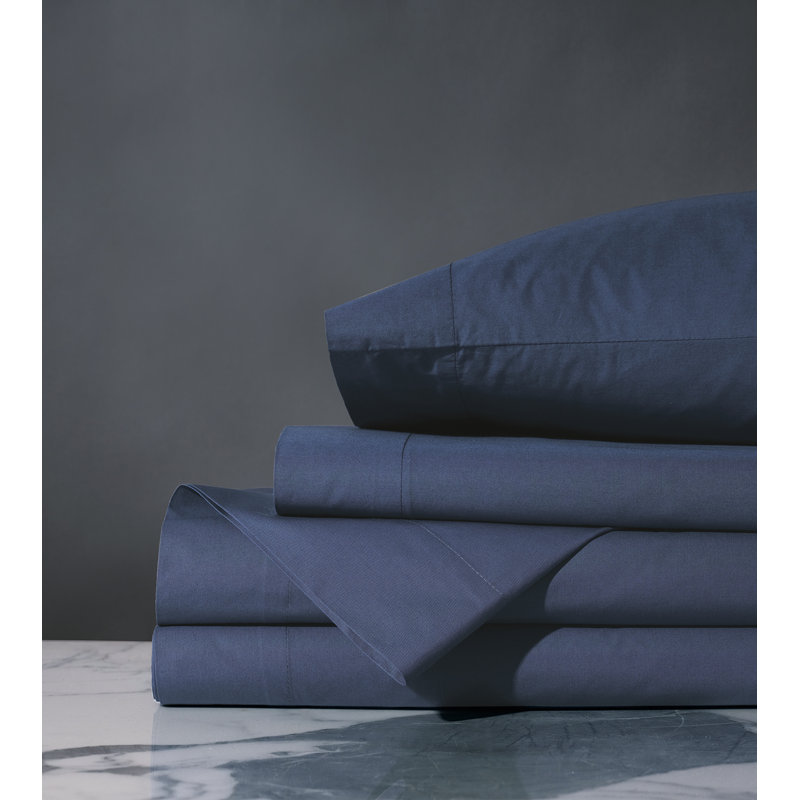 Majorca Egyptian Cotton Percale Sheet Set, Cal.King Sheet Set + 2 Pillowcases