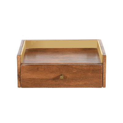 40cm W Solid Wood Bedside Table
