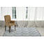 Tapis ivoire / bleu ardoise en laine tissé à la main Montesano-2142790540