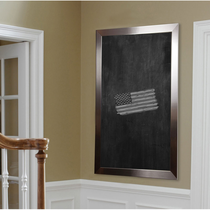 Tableau noir fixé au mur, 34 po x 22 po