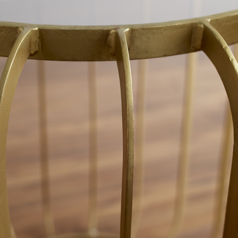 Gildrum Glass Tray Top End Table