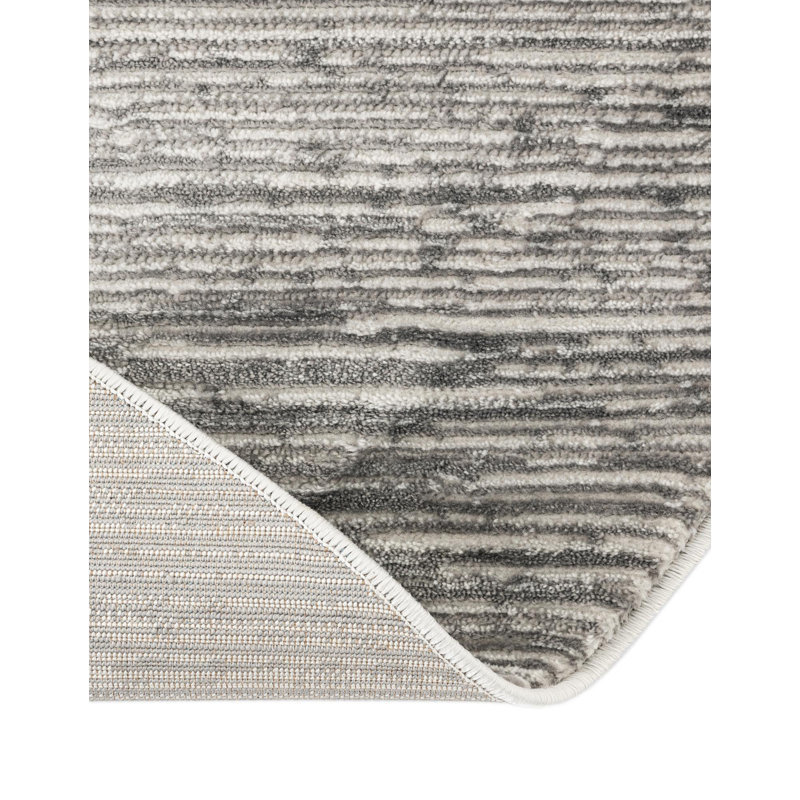 Glenn Gray Area Rug, Round 6'1"