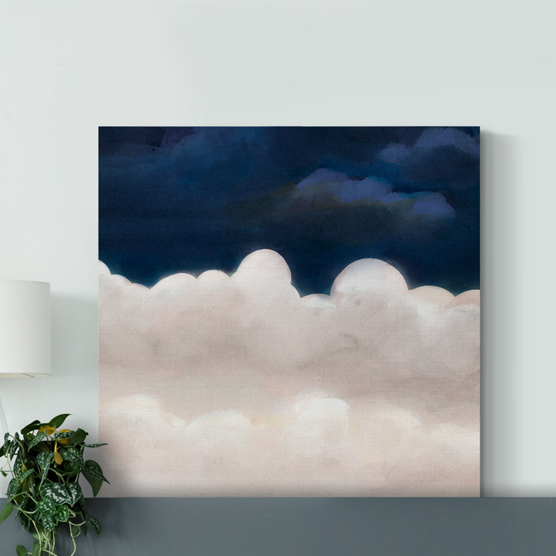 " Cloudy Night IV ", 16" H x 16" W x 1.5" D