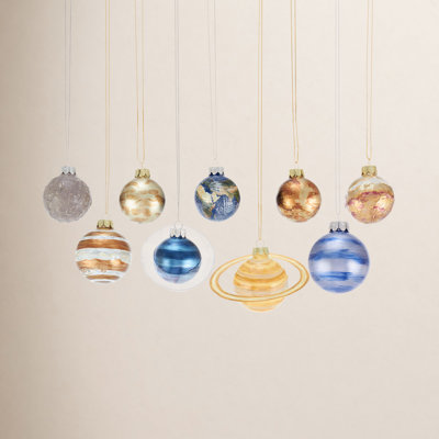 Ensemble d'ornement boule solaire 9 pièces Noble Gems ™