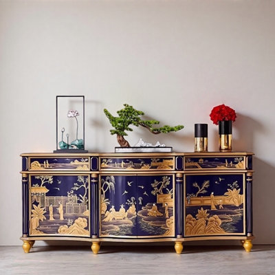 Creative minimalist entrance cabinet