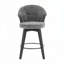 Tabouret de bar en chenille-126139072