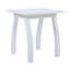 Table d'appoint décorative, table de bout rectangulaire résistante aux intempéries